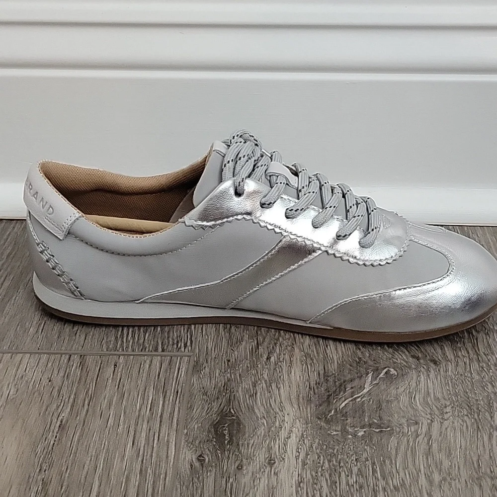Lucky Brand Kalifo Sneakers Silver In Size 7.5M NIB